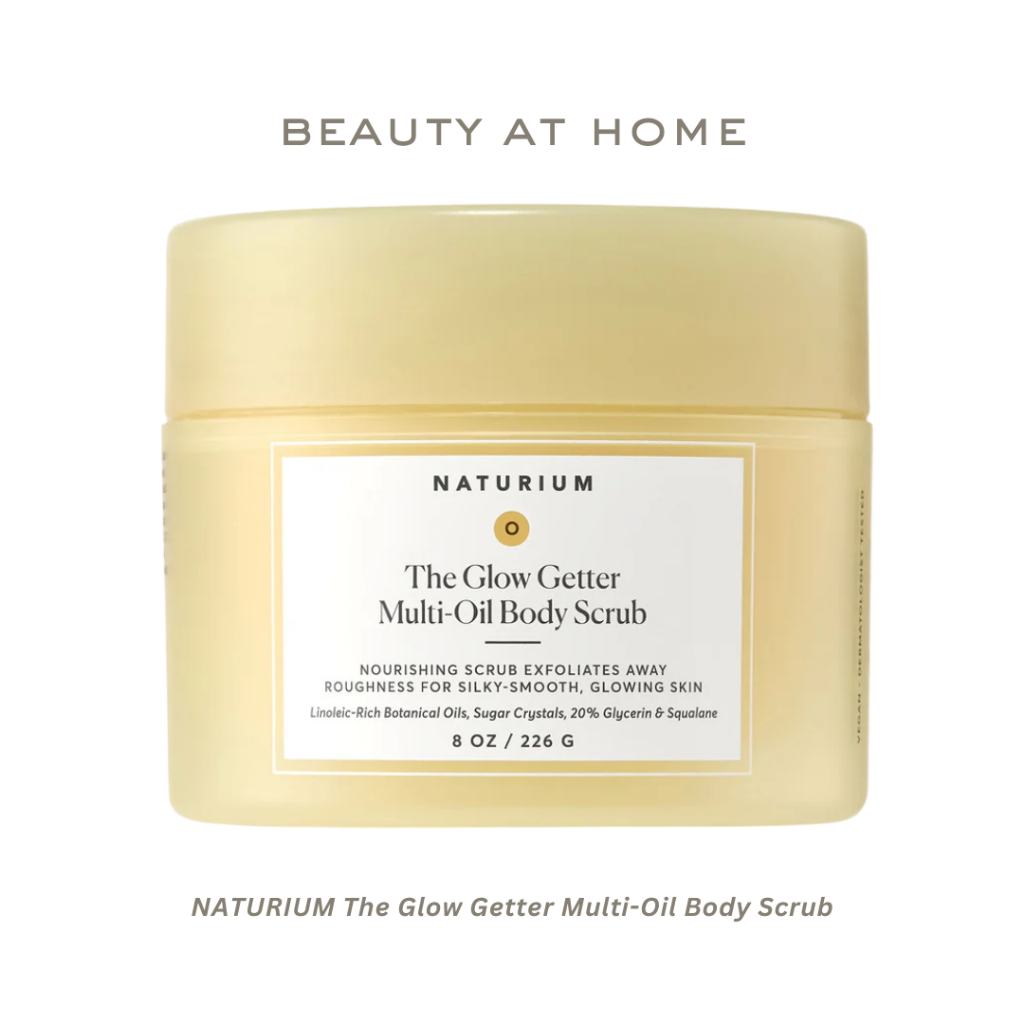 *พร้อมส่ง* NATURIUM The Glow Getter Multi-Oil Body Scrub