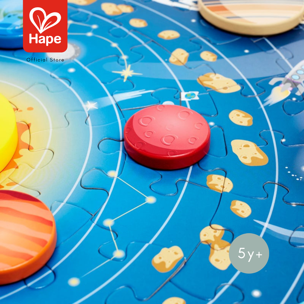 Hape Solar System Puzzle	ปริศนาระบบสุริยะจักรวาล	5Y+ รูปที่ 4