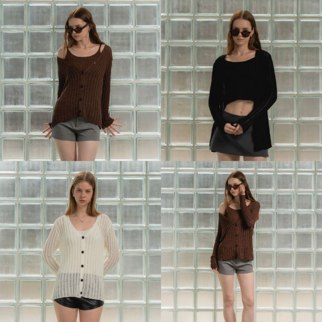 EVERYDAY - Brownie Top เสื้อไหมพรมสองชิ้น