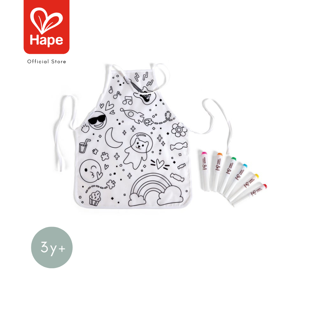Hape Colour Me Art Apron　アートエプロン　3Y+ 画像7