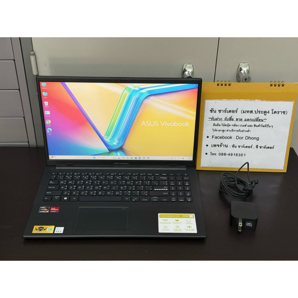 โน๊ตบุ๊ค ASUS VIVOBOOK GO 15 M1504FA-NJ548WA / RYZEN5-7520U / Ram 16GB / SSD 512GB (มือสอง สภาพดี)