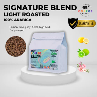 เมล็ดกาแฟคั่วอ่อน Light Roast 250g/500g | Signature Blend Coffee Beans | 93 Degrees