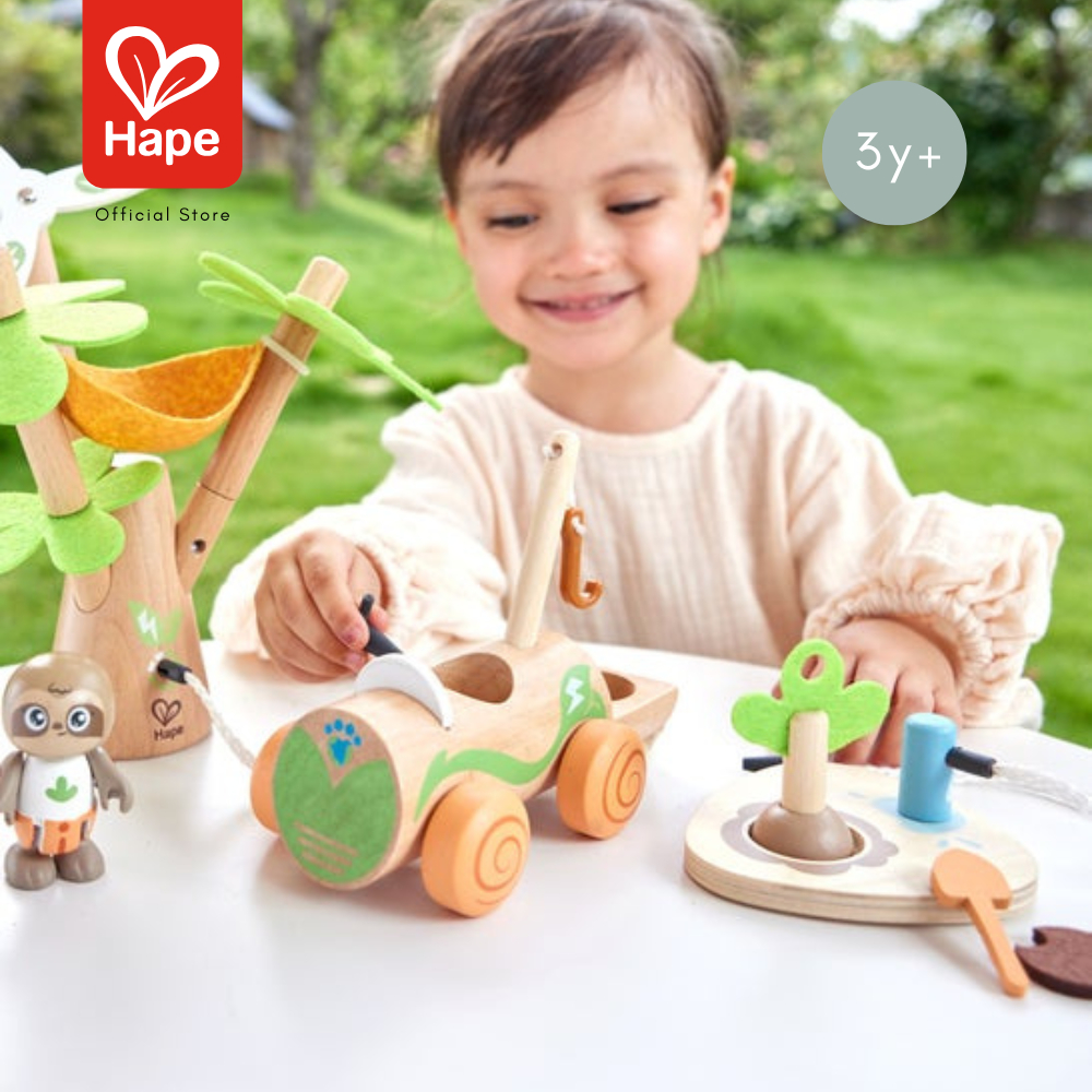 Hape 植樹カー Tree Planting E-car エコカー 3Y+ 画像3
