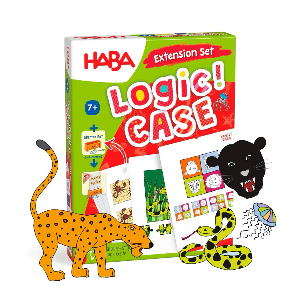 (Pre-order) HABA Logic! CASE Extension Set - Dangerous Animals for 7+