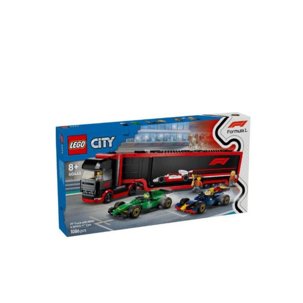 ชุดตัวต่อ LEGO City รถบรรทุกขนส่งรถแข่ง Formula 1 (รุ่น 60445)
