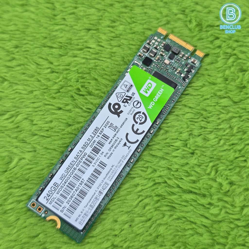 M.2 Sata WD GREEN 240GB มีแต่ตัว เอ็มดอททูมือสอง