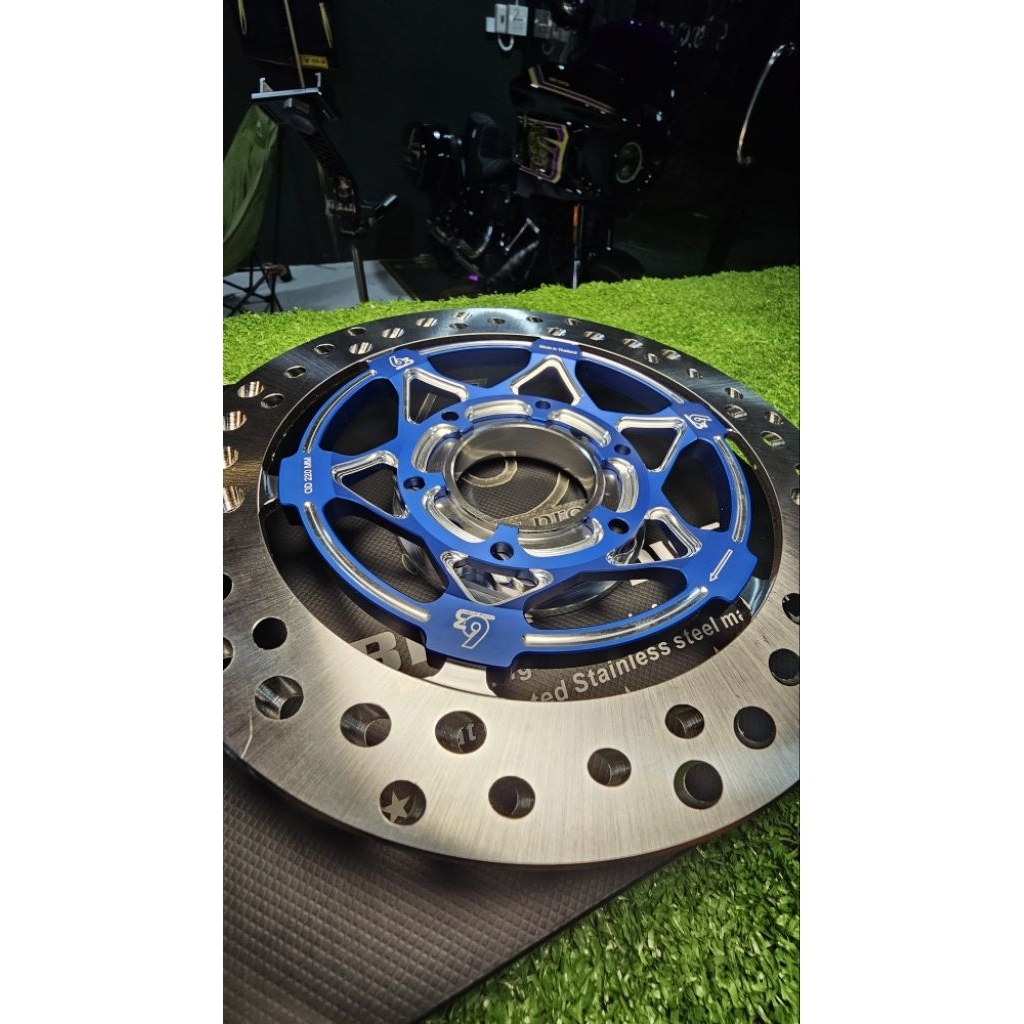 จานเบรค63 220มม. พร้อมสเปเซอร์ตรงรุ่น wave 125 R S บังลม มีสีให้เลือก