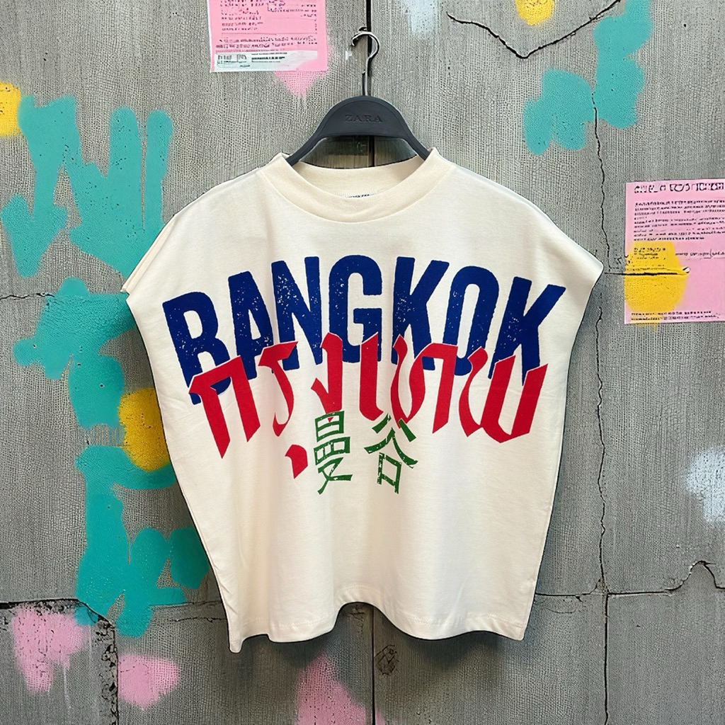 ฟรีไซร้เอวลอยแขนกุดอก42-44