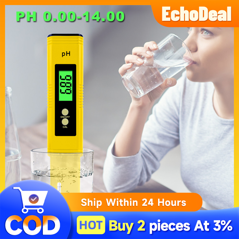 【COD】เครื่องวัด EC/pH มัลติฟังก์ชั่นในครัวเรือน วัดค่า pH ของน้ำและค่าการนำไฟฟ้าได้อย่างแม่นยำ