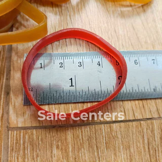 หนังยาง หนังยางแก้ว หนา 6 มิลx ขนาดวง 5 cm (50 & 200 g.) คุณภาพดีมาก ยางรัดของ ทนทาน ยืดหยุ่นดี rubber band (TT)