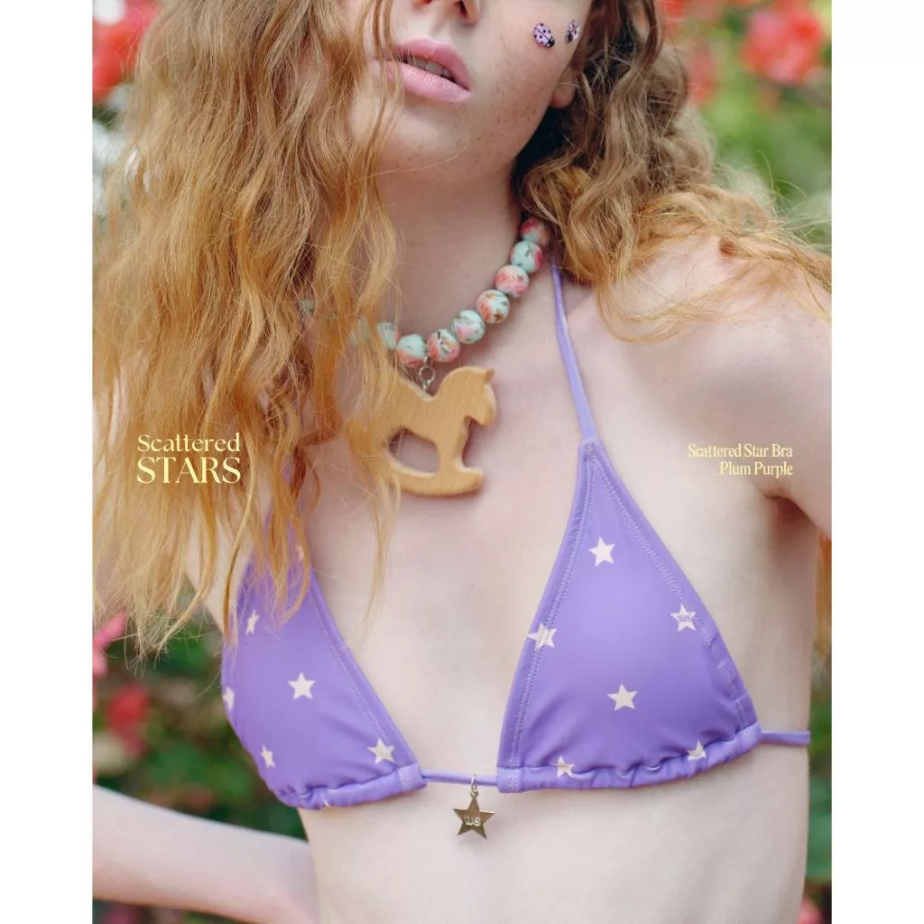 when.we.summer - Scattered Stars Bra (-เฉพาะบรา-) กระชับเก็บหน้าอกอย่างดี *สินค้าพร้อมส่ง*