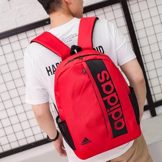 Adidas_ คู่แฟชั่นกระเป๋าเป้สะพายหลังคู่ร้อยกระเป๋าเป้สะพายหลังไนลอนสบาย ๆ