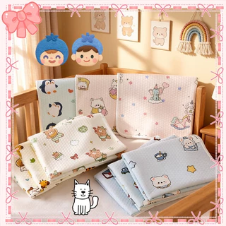 ผ้ารองฉี่เด็ก กันน้ำ 5 ชั้น ใช้ซ้ำได้ 50*70cm/70*100cm แผ่นรองฉี่เด็ก แผ่นรองซับ ดูดซับได้ดี