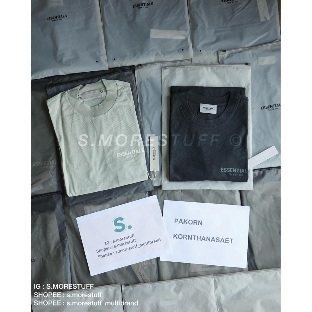 (สินค้า SALE🔥) ESSENTIALS. TEE (SS21 / SS22) (มีลายเฉพาะด้านหน้า)