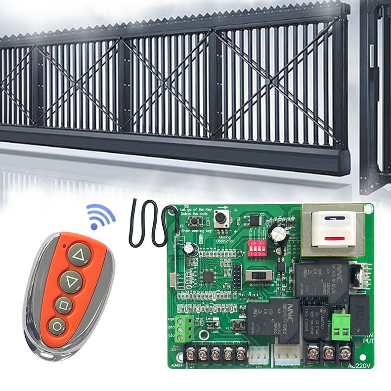 เเผงวงจรมอเตอร์ประตูรีโมท ประตูรั้ว รุ่น GM16 ประยุกต์ใช้แทน T329 K328 DW329 K329