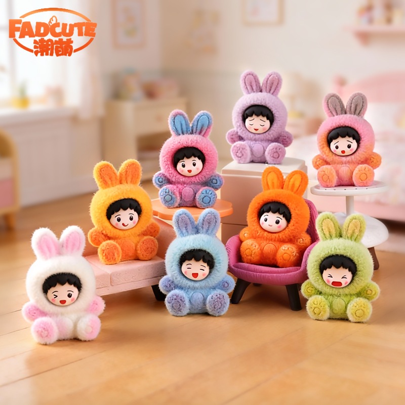 พร้อมส่ง ของตกแต่ง สะสม DIY กระต่ายมารุโกะ (1 SET 8 ตัว)