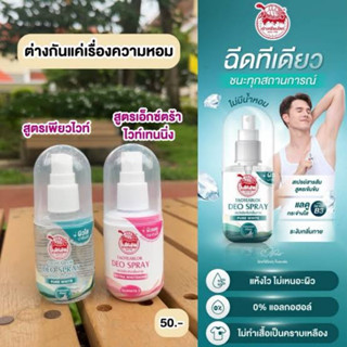 เต่าเหยียบโลกสเปรย์ระงับกลิ่นกาย มีให้เลือก 2สูตร Turtle Ste…