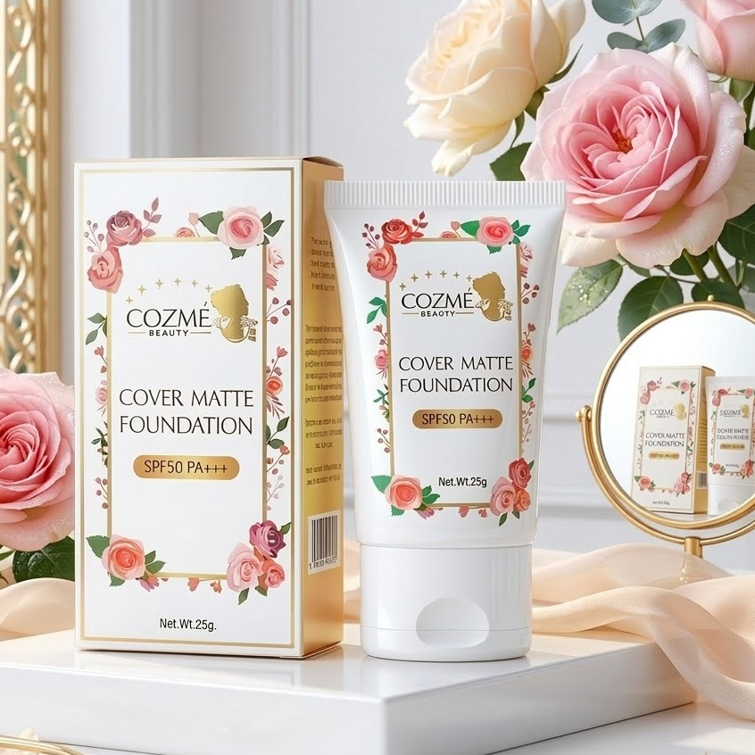 คอสเม่ บิวตี้ คัฟเว่อร์ แมทท์ ฟาวเดชั่น Cozme Beauty