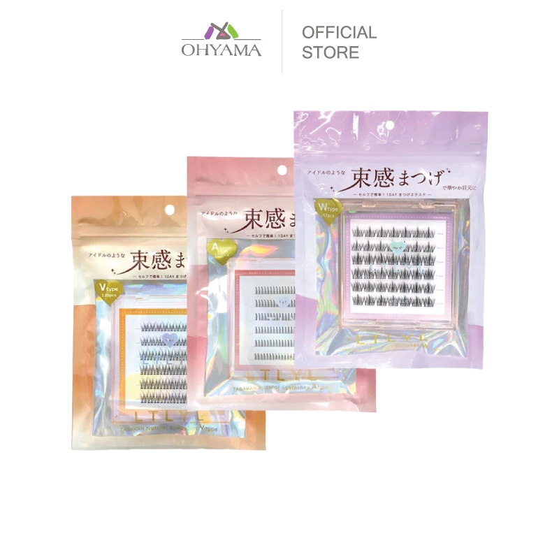 [Clearance ลดล้างสต็อค]LTLYL TABAKAN NATURAL EYELASHES ขนตาปลอม ลิโตลิรุ แบบจับช่อเอง
