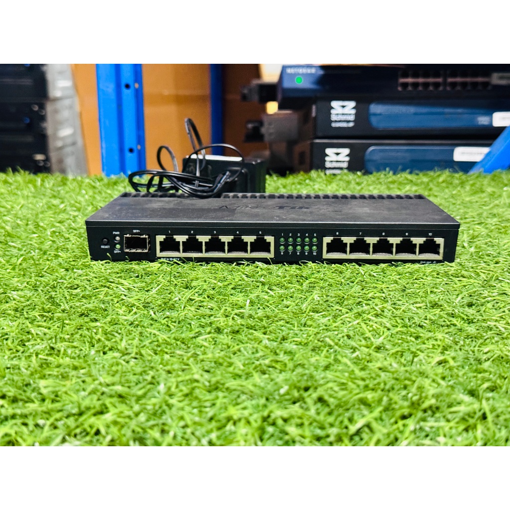 MikroTik RB4011iGS+RM + Adapter สินค้ามือสอง ประกันร้าน 1 เดือน