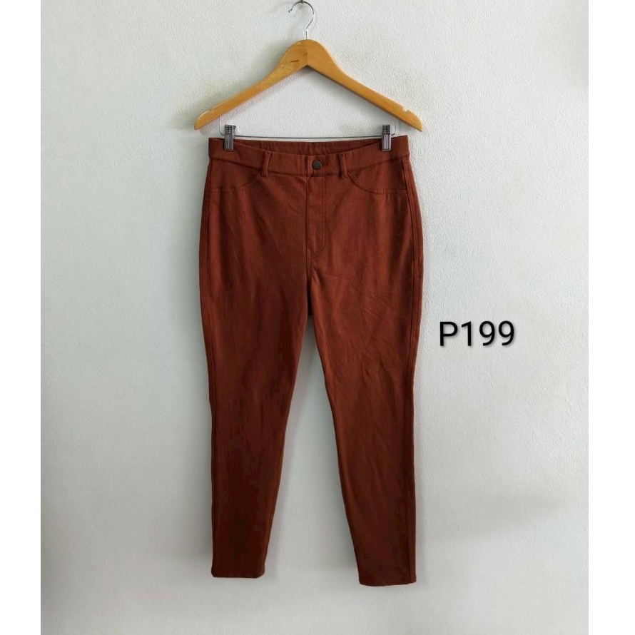 XL(ญ) Heattech (P199) กางเกงยีนส์ แบรนด์ uniqlo ยูนิโคล่ ผ้ายีนส์ยืด skinny