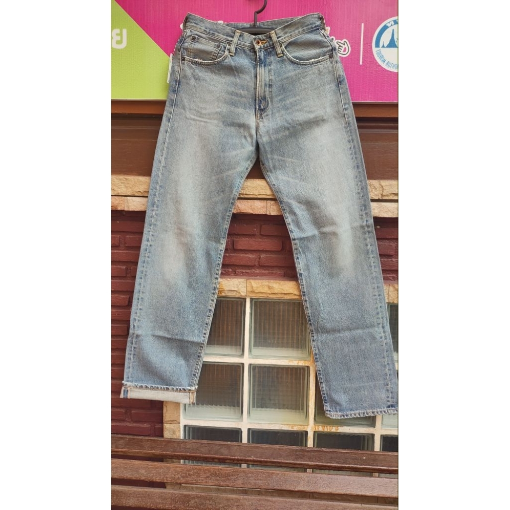กางเกงยีนส์ EDWIN 505X ริมแดงป้ายหนังซิป งานJAPAN 850