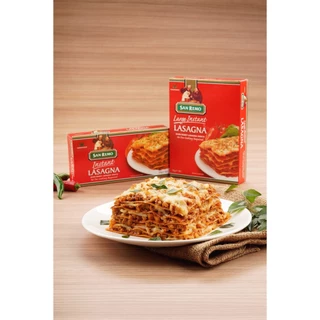 San Remo Instant Lasagna ซานรีโม อินสแตนท์ แผ่นแป้งลาซานญ่าสำเร็จรูป ขนาด 250 กรัม (g.) BBE: 02/2028