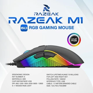 เมาส์เกมมิ่ง NUBWO CERBERUS NM-92M M1 Gaming Macro Mouse เมาส์มาโคร เมาส์เกมมิ่ง ประกันศูนย์ไทย 1 ปี เม้าส์คอม