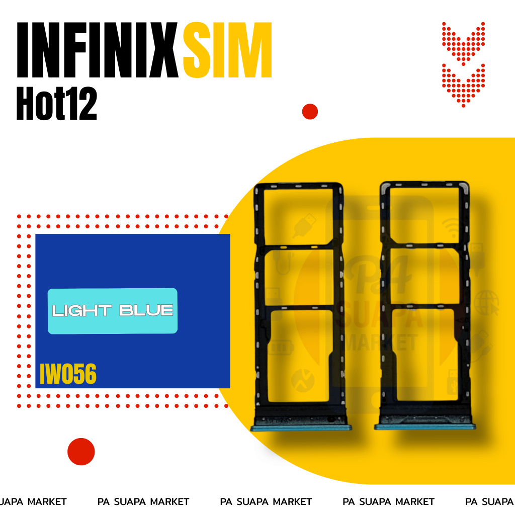 SIM Tray for infinix Hot12