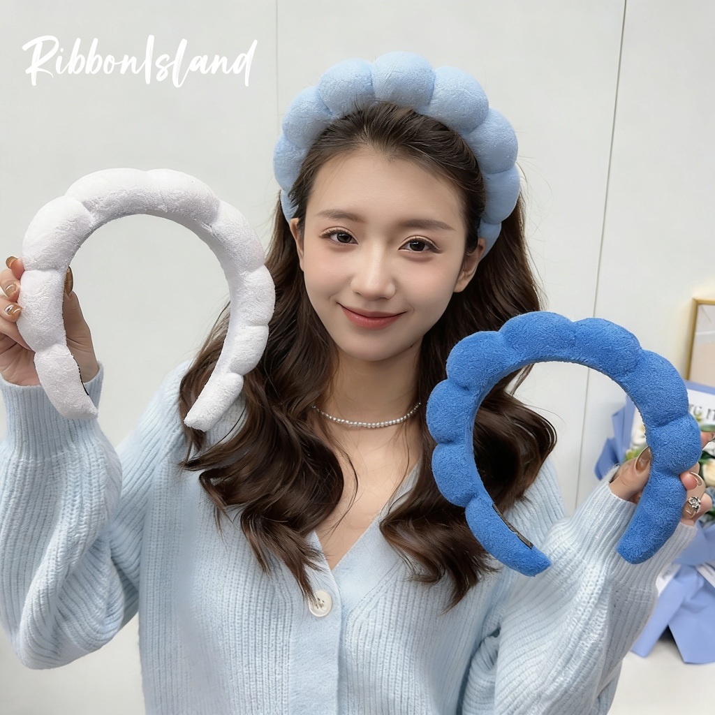 ที่คาดผม hair band ins สไตล์เกาหลี น่ารัก โดปามีน รูปทรงคล้ายก้อนเมฆ บรรจุด้วยสำลี มีให้เลือกหลายสี พร้อมส่ง