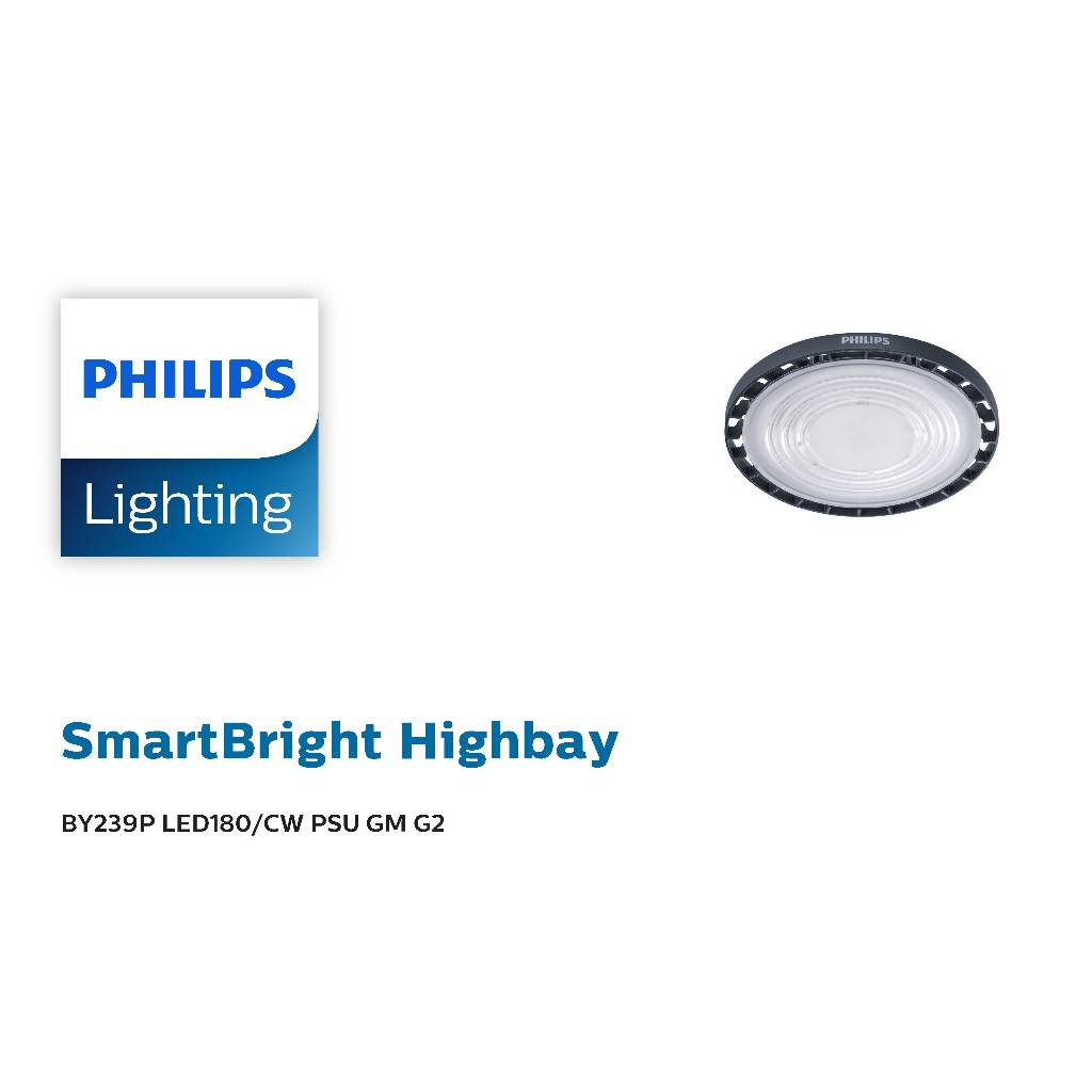 (เคลียร์สต๊อค) PHILIPS High bay BY239P LED 150W 18,000lm 6500K แสงขาว