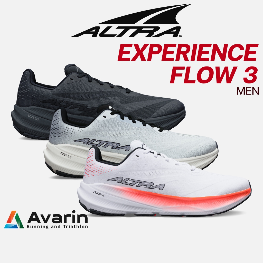 Altra Experience Flow 3 / Flow 2 [Men] [ฟรี! ตารางซ้อม] รองเท้าวิ่งถนน หน้าเท้ากว้าง นุ่มเด้งกำลังดี
