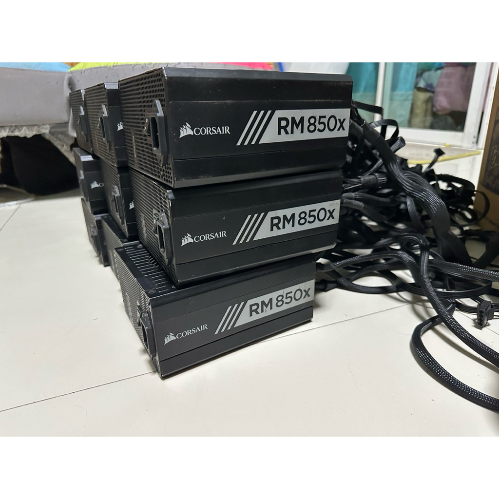 POWER SUPPLY (อุปกรณ์จ่ายไฟ) CORSAIR RM850X - 850W CYBENETICS GOLD BLACK ATX (มีของพร้อมจัดส่ง)