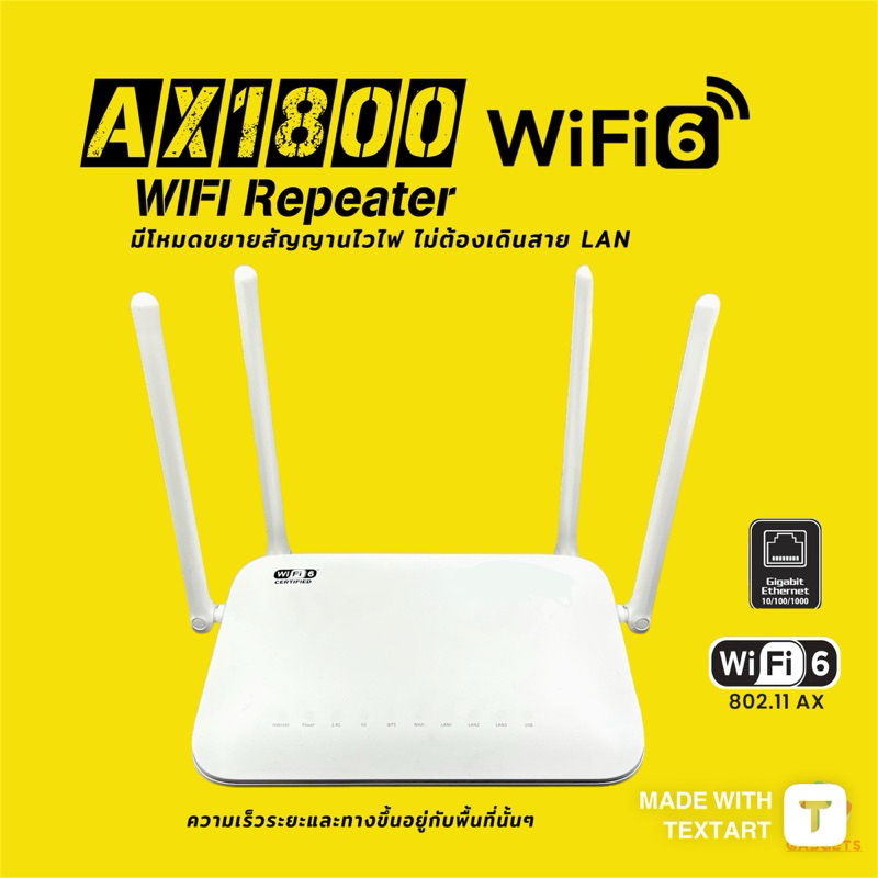 Repeater  รุ่น SR1041Y รองรับการทำ Repeater และ access point ได้ (สินค้าเป็นของมือ 2)