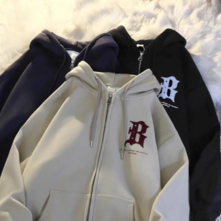 เสื้อเชิ้ตแขนยาวของผู้หญิงเสื้อแจ็คเก็ตแขนยาวลายบีเต็มซิปเต็…