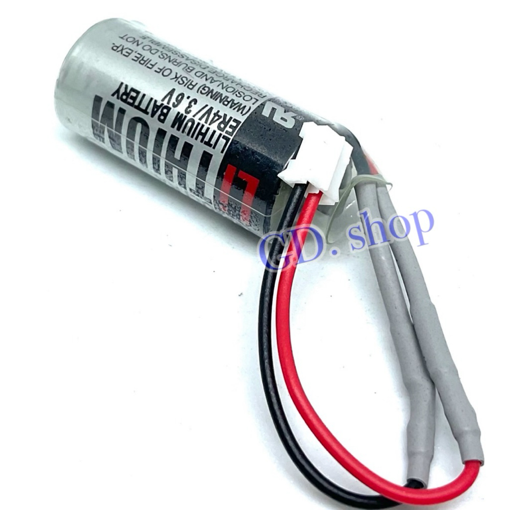 สินค้าพร้อมส่งER4V3.6V แบตเตอรี่  Battery ER4V/   (3.6V). TOSHIBA แจ็คขาว ร้านใน กทม ไทย