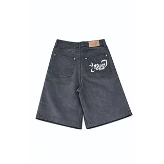 Jort Raw Denim Black Night กางเกงยีนส์ ทรงจอร์จ 4 ส่วน ผ้าดิบ