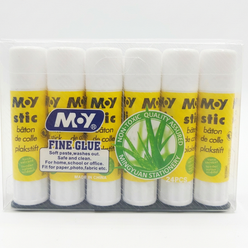 🎀 แพ๊ค 24 หลอด 8g  (8808) 🎀 กาวแท่ง Glue Stick  MY ขนาด 8 กรัม  ทาง่ายไม่เลอะ แห้งไว🎀