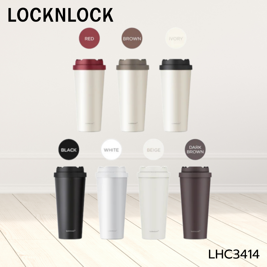 LocknLock แก้วเก็บความร้อน-ความเย็น รุ่น LHC3414(550ML) เซรามิก