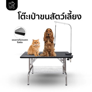 โต๊ะเป่าขนหมา แมว ขาสแตนเลสแข็งแรง ขอบยาง โต๊ะกรูมมิ่งพับได้…