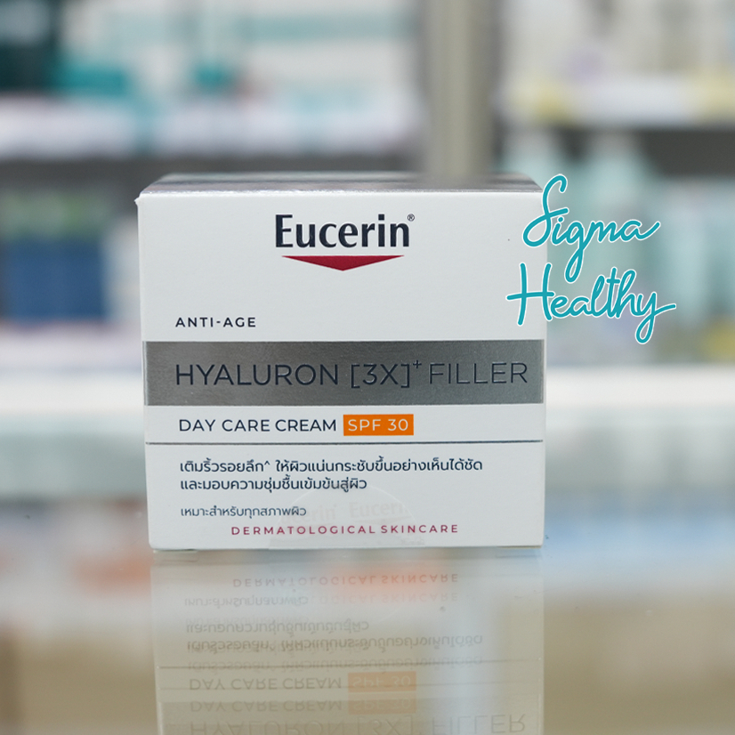 Eucerin HYALURON (3X) FILLER DAY BRIGHT CREAM SPF 30 50 ML ยูเซอริน ไฮยาลูรอน [3X] ฟิลเลอร์ เดย์ ไบร