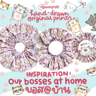 Lamoonist • KITTY CATS scrunchies