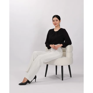 "Julia Blouse" ~ New2026 เสื้อแขนยาวชีฟอง ใส่ทำงานสวยสุภาพ แพทเทิร์นสวยใส่สบาย