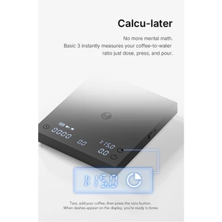 ✨🆕2026 TIMEMORE OFFICIAL Mirror Basic 3 Coffee Scale เครื่องชั่งกาแฟดิจิทัล ครื่องชั่งกาแฟ ประกัน 1 ปี