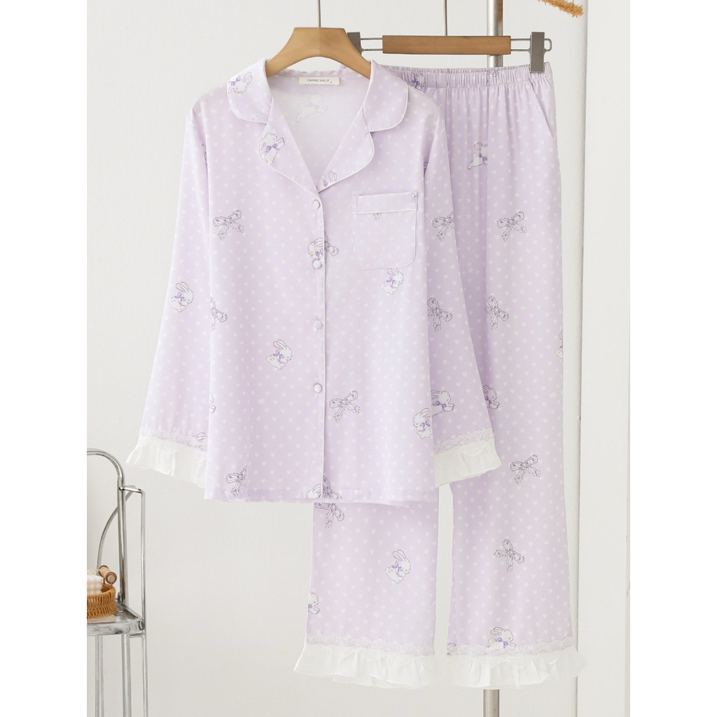 ชุดนอนผ้า Silk Satin พรีเมี่ยม (Diane Sally brand)