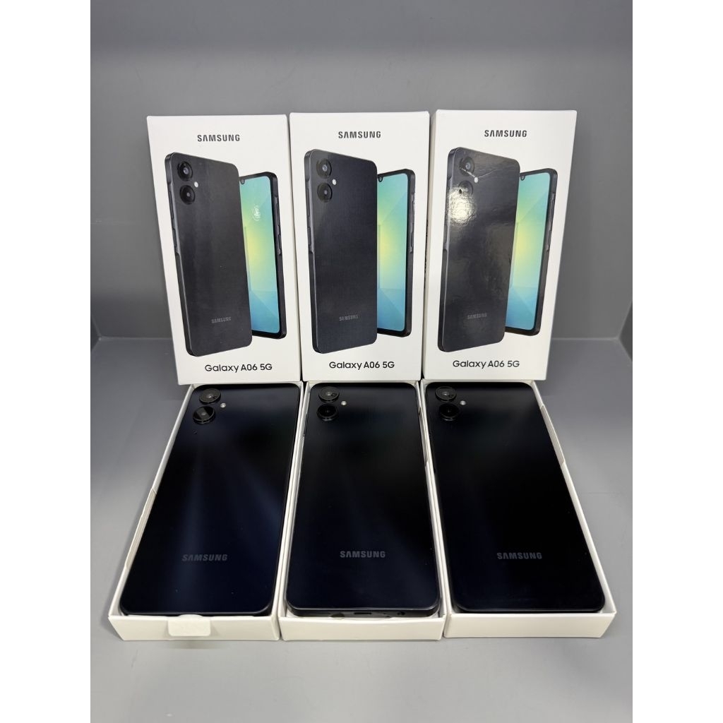‼️Samsung A06 5G (6/128)‼️✅มือ2 สภาพเครื่องสวย✅Ram 6 Rom 128✅มีอุปกรณ์ของแท้ครบกล่อง