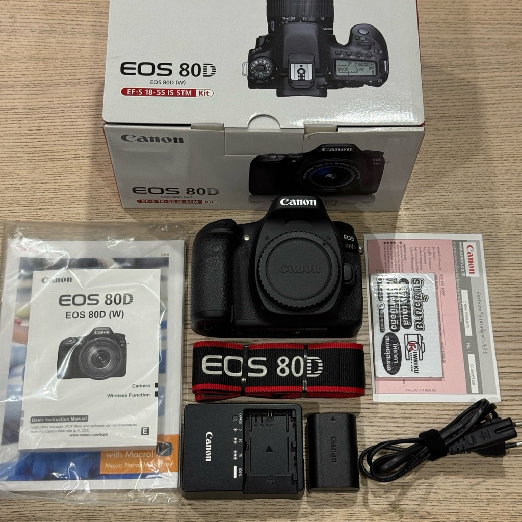 Canon EOS 80D (บอดี้) (2-Hand) สภาพดีงาม