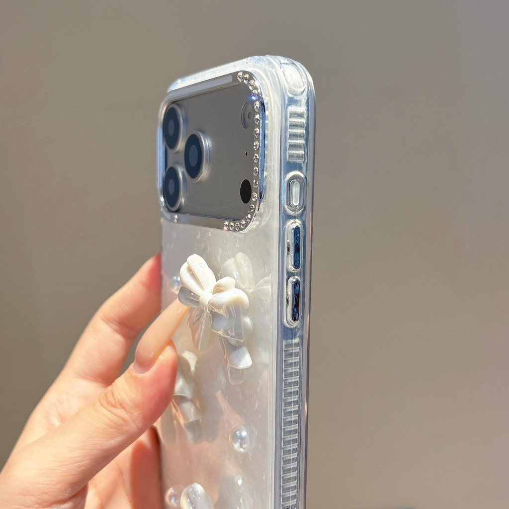 AD613 New case เคสเรซิ่นโบว์ สำหรับI11-17PM กันกระแทกได้ สินค้าพร้อมจัดส่งจากไทย ราคา ถูกที่สุด ดีลบีเคเค แกลเลอรีภาพที่ 6