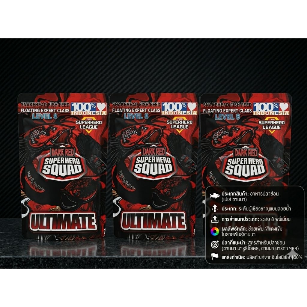 Dark Red Super Hero Squad: ULTIMATE (Level 8)