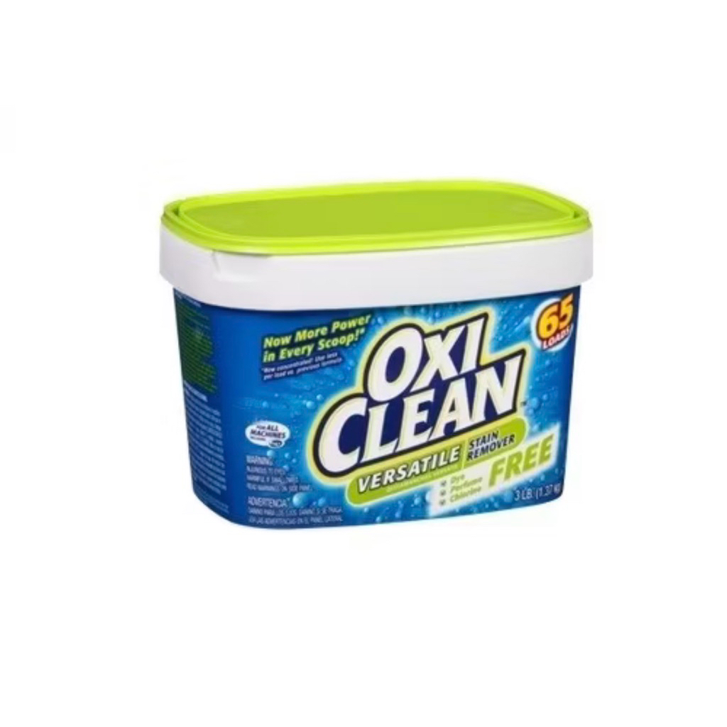 [ส่งด่วน] Oxiclean Versatile Stain Remover 1.37Kg ใช้พลังงานจากออกซิเจนที่ทำงานเมื่อสัมผัสกับน้ำ